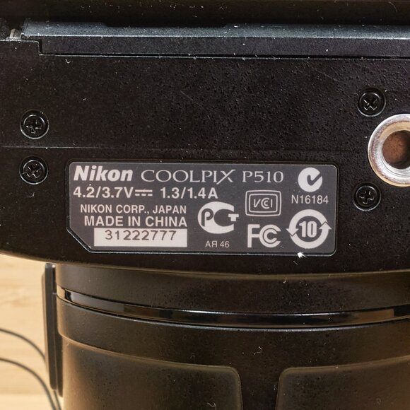 Nikon Coolpix P510 / 16.1MP Digital Camera / 42x Zoom / Full HD Video - Picture 8 of 8